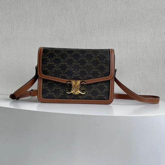 CELINE Triomphe Shoulder Bag - Picture 1 of 5